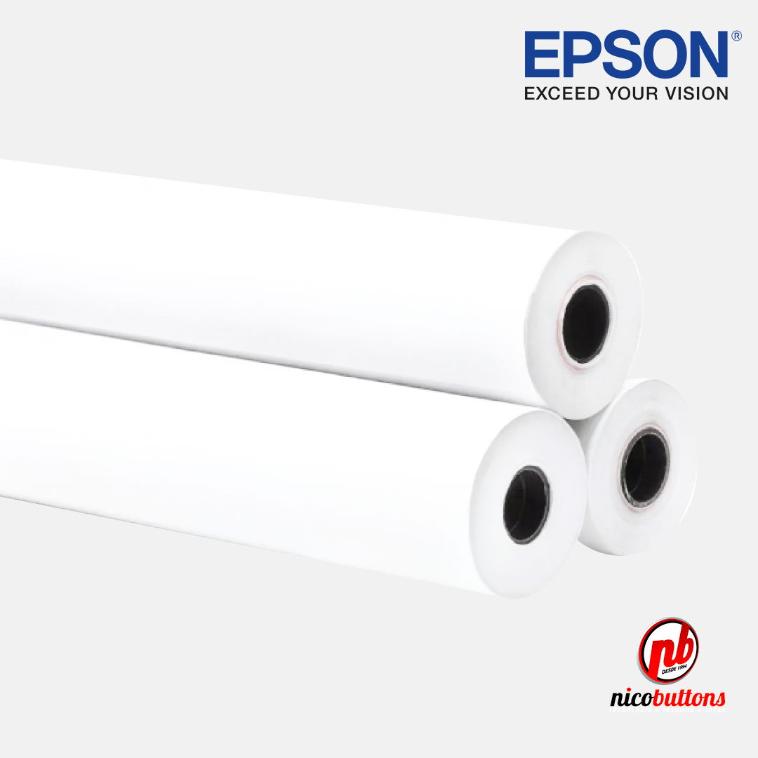 Papel Epson Sublimación Oficio (8.5 X 14 Pulgadas) 100 Hojas Color Blanco